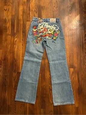 Y2K ed hardy baggy jeans size women’s 26